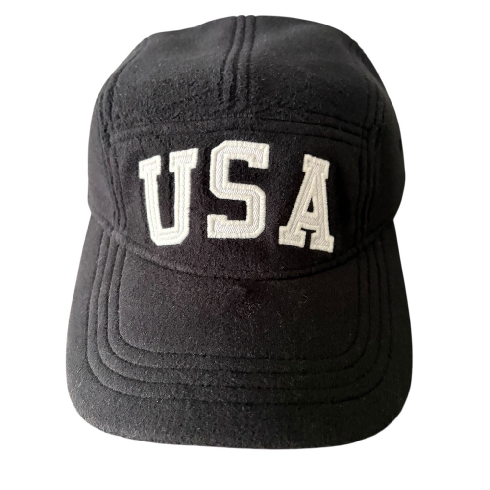 Polo Ralph Lauren Men’s Black Fleece Baseball Cap Official 2026 Team USA OS NWT